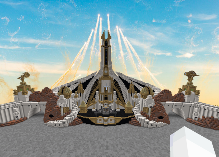 Somebody Recreated Tomorrowland's "Reflection of Love" Stage In Minecraft img