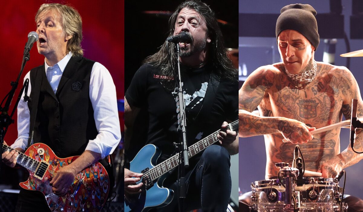 Watch Foo Fighters play with Paul McCartney and Travis Barker at Taylor ...