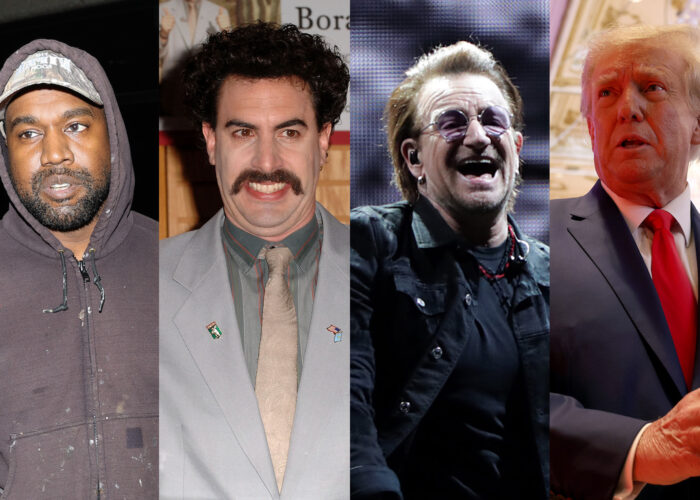 Watch Borat roast Kanye West, Donald Trump and U2 at Kennedy Center Honors event img