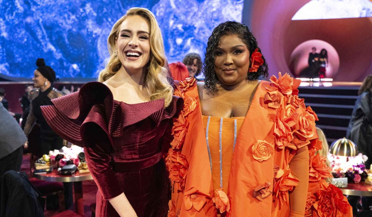 Lizzo video clears up rumours of Adele “walking out” after Harry Styles’ Grammys win img
