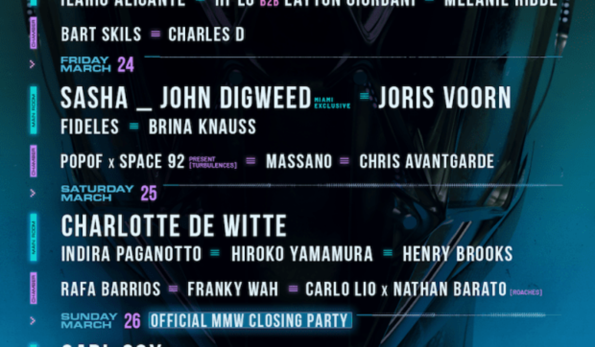 M2's RESISTANCE Club Residency Readies Miami Launch With Carl Cox, Charlotte de Witte, More img