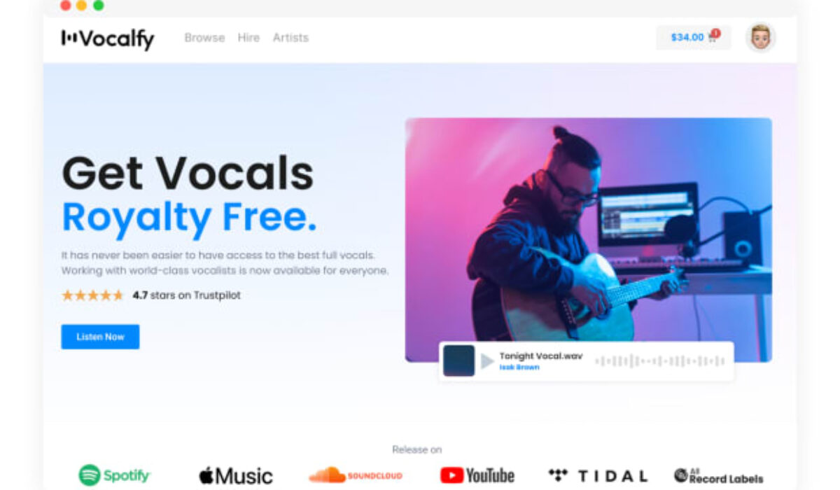 Vocalfy Is Providing New Vocal Sourcing Solutions for Music Producers img