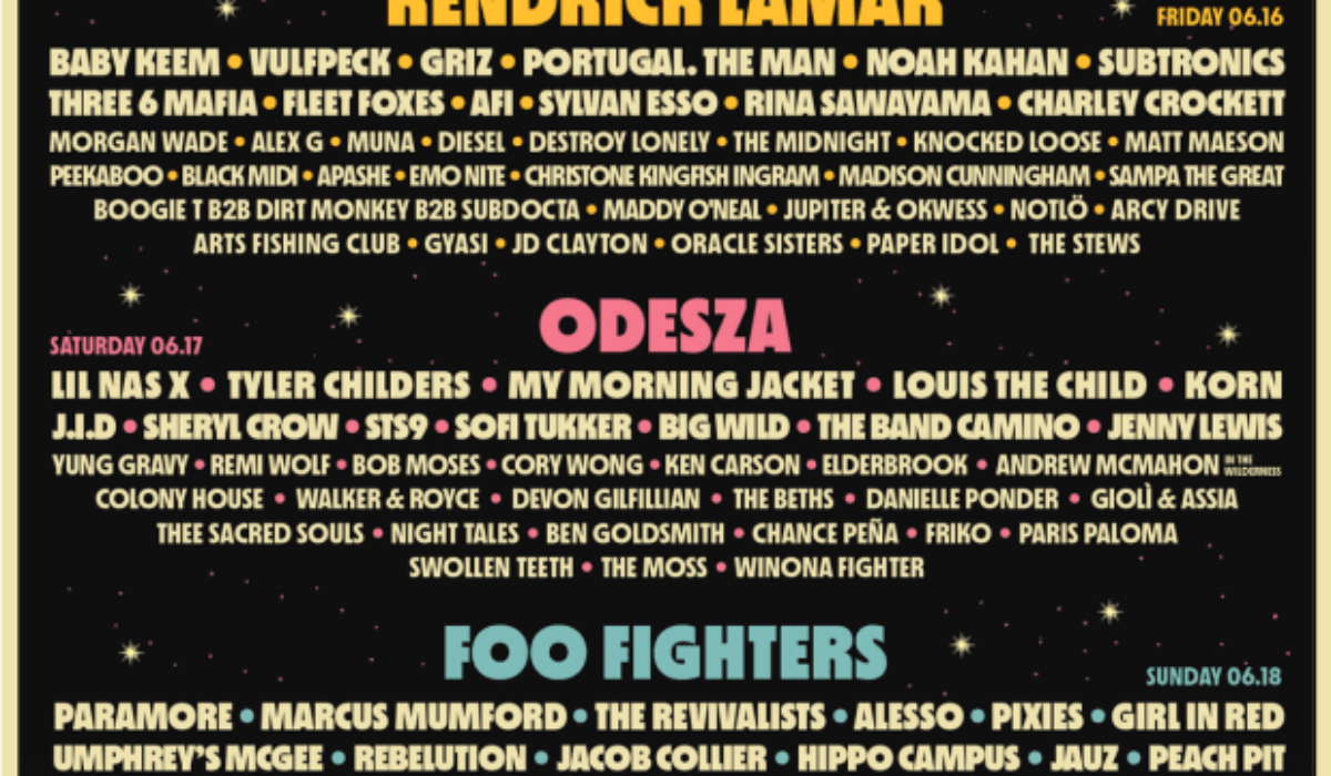 GRiZ Confirmed as Replacement for Rainbow Kitten Surprise at Bonnaroo 2023 img