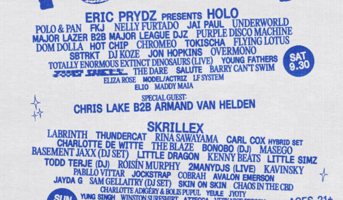 Skrillex, Eric Prydz, Carl Cox, More to Perform at Portola Music Festival 2023 img