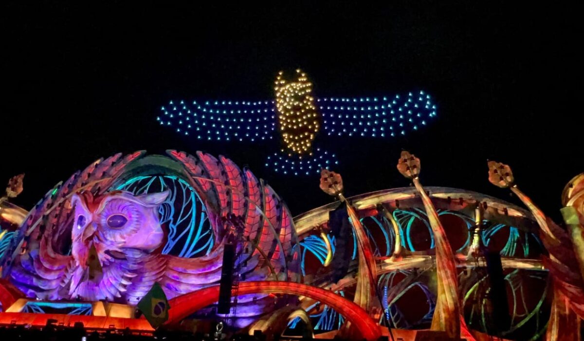 A Raver Was Rocked in the Face by a Drone at EDC Las Vegas Festival: Watch img