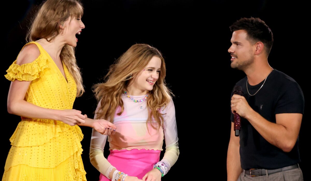 Taylor Lautner joins Taylor Swift onstage during ‘Eras’ tour stop img