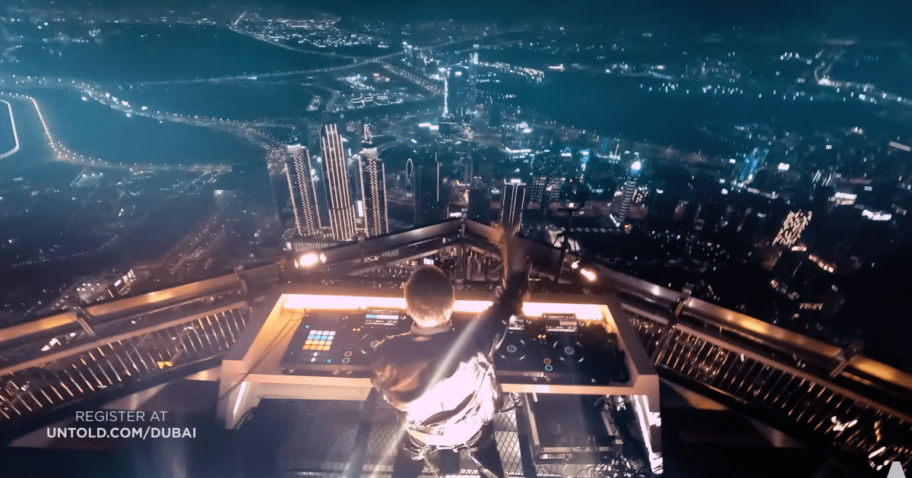 Watch Armin van Buuren Break Two Records By Performing Atop the World's Tallest Building img