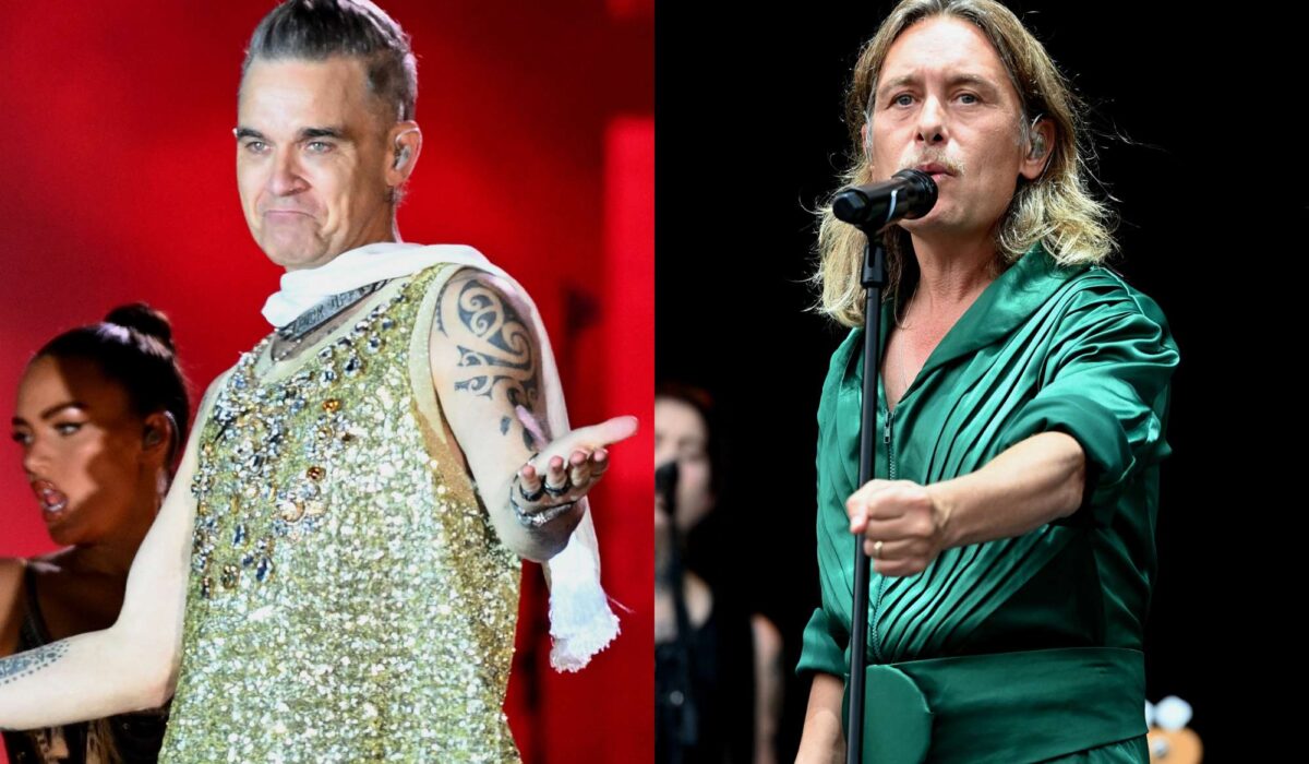 Watch Robbie Williams reunite onstage with former Take That bandmate Mark Owen img