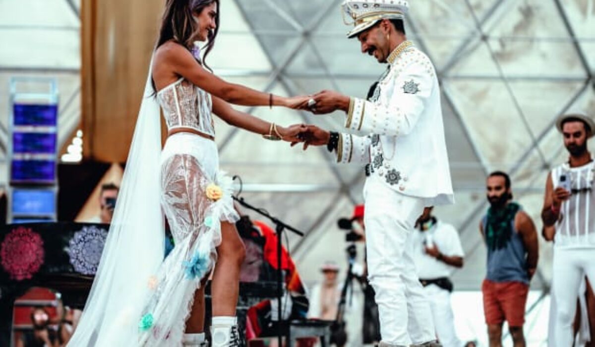 From Playa to Pantheon: Look Inside the Goddess-Themed Wedding That Lit Up Burning Man img
