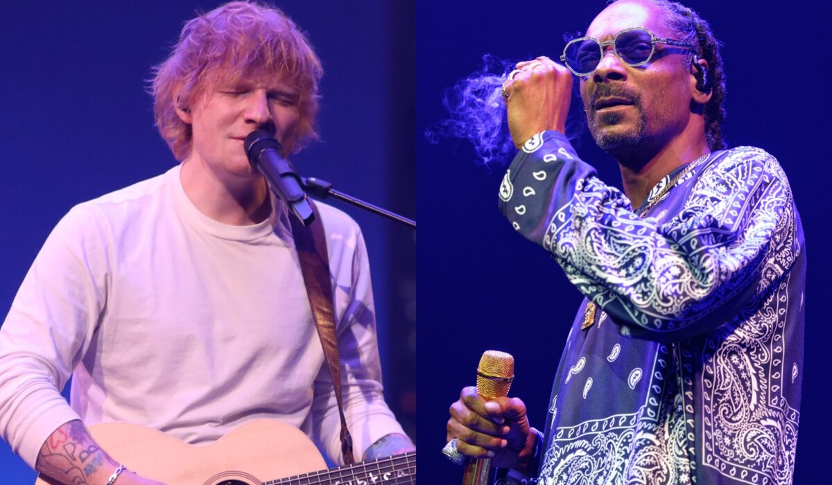 Ed Sheeran got so high with Snoop Dogg that he couldn’t see img
