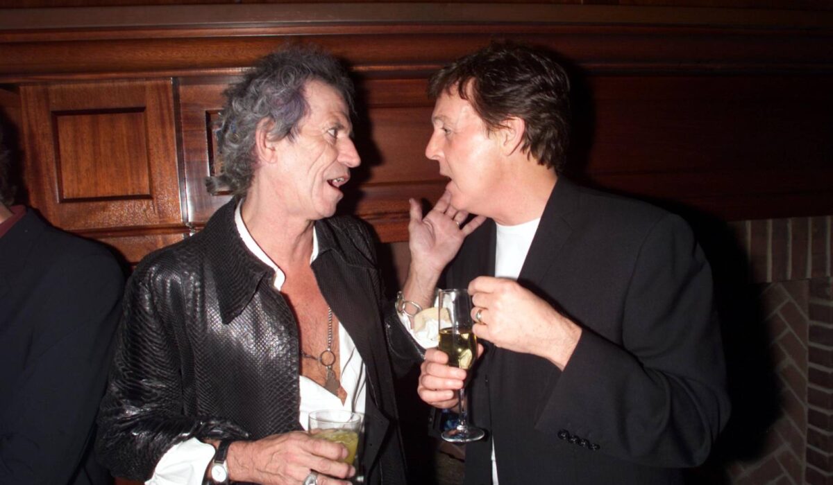 Keith Richards says recording with Paul McCartney felt “like the old days” img