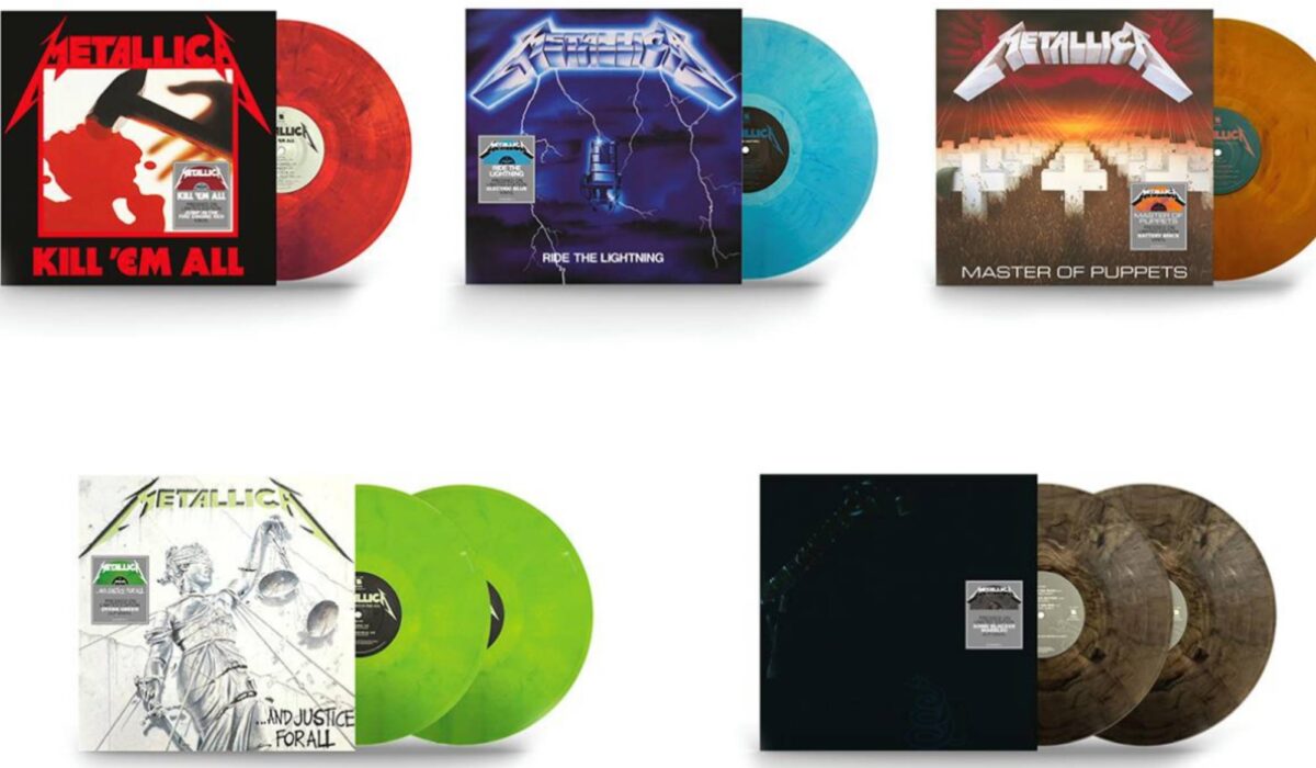 Metallica to re-release first five albums on limited coloured vinyl img