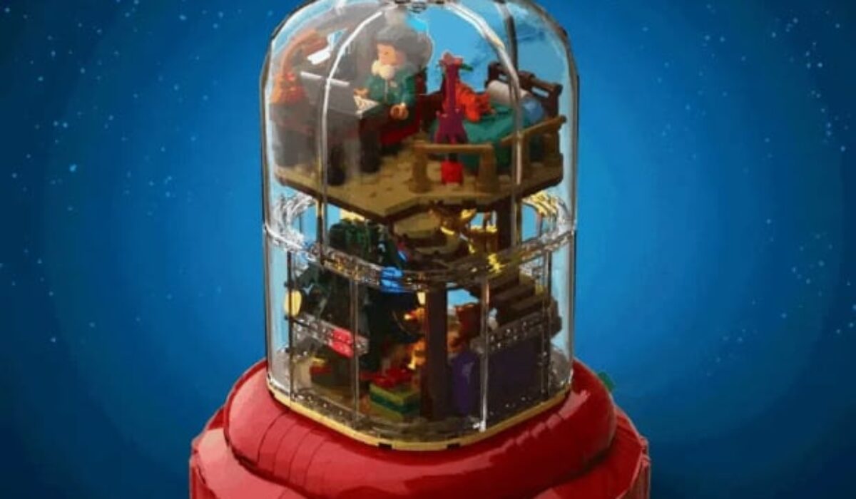 A LEGO Artist Has Recreated Lofi Girl's Apartment Inside an Interactive Snow Globe img