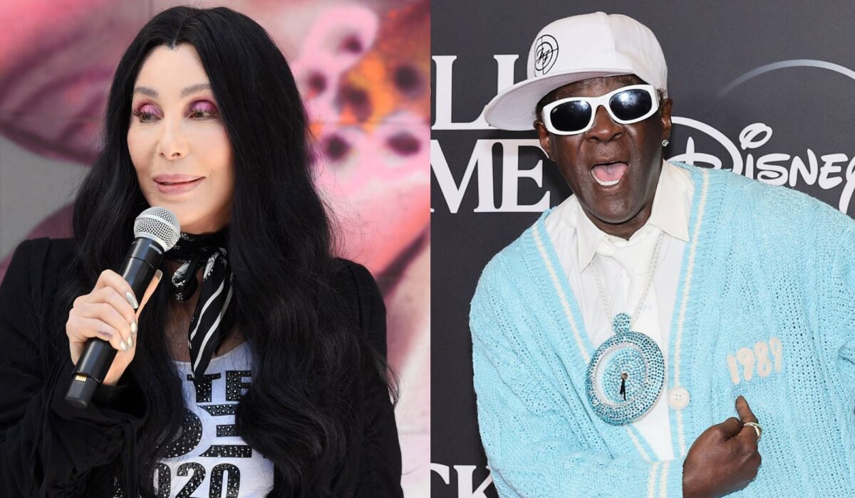 Cher performs new Christmas single at Thanksgiving parade, Taste Flav approves img