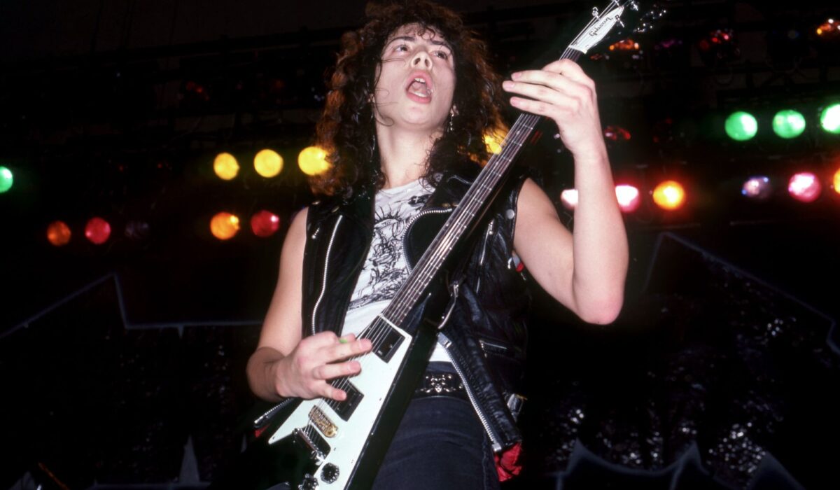 Metallica’s Kirk Hammett and Epiphone launch 1979 Flying V guitar img