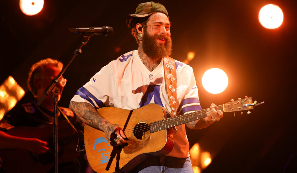 Put up Malone performs new tune at 2024 Academy of Nation Music Awards img