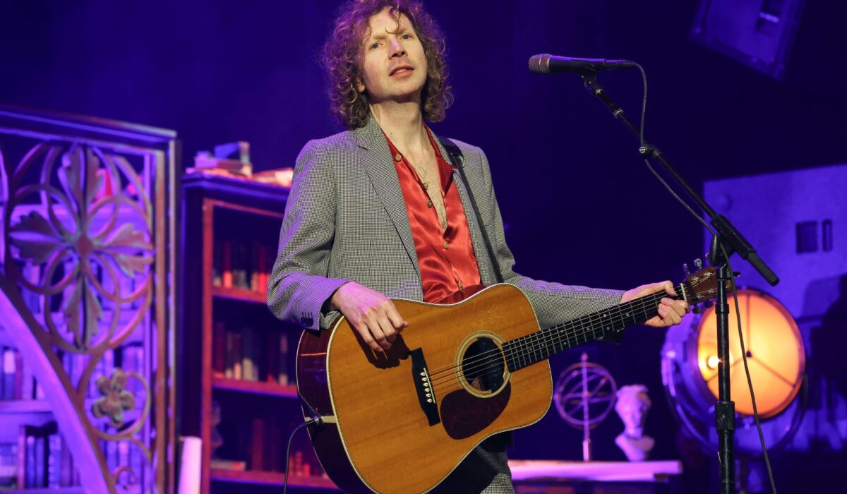 Here is what Beck performed to kick off his orchestral tour img