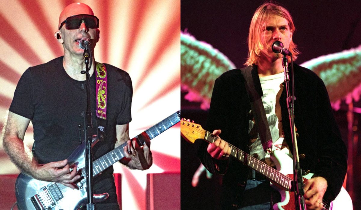 Joe Satriani on what made Kurt Cobain “an amazing guitar participant” img