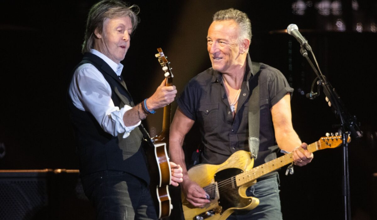Watch Paul McCartney be part of Bruce Springsteen on stage in Liverpool to cowl The Beatles img